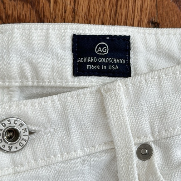 AG Adriano Goldschmied The Stevie Slim Straight White Size 27 - Picture 4 of 12